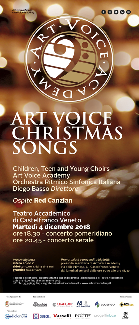 Locandina Art Voice Christmas Songs Locandina Art Voice Christmas Songs