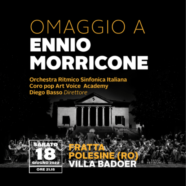 Omaggio a Ennio Morricone a Fratta Polesine (Ro) con il Coro pop Art Voice Academy