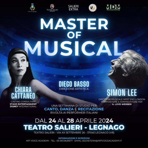 Master of Musical con Simon Lee e Chiara Cattaneo aprile 2024