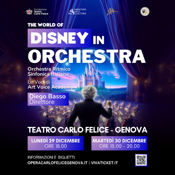 The world of DISNEY IN ORCHESTRA al Teatro Carlo Felice Genova